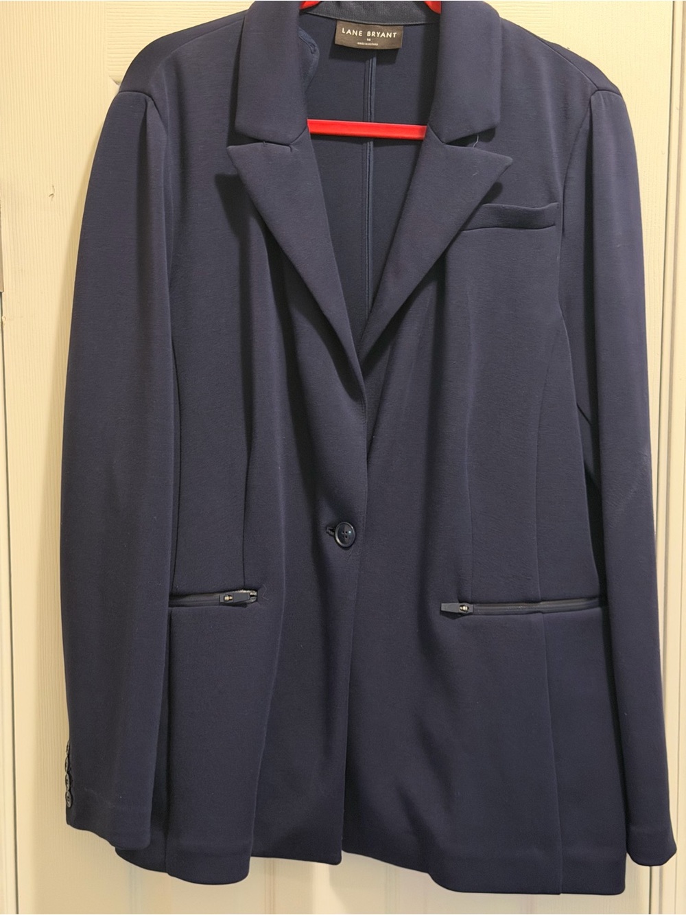 Lane Bryant Deep Navy Tailored Blazer Jacket